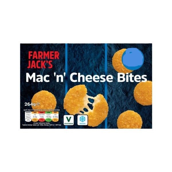 Farmer Jacks Mac N Cheese Bites 264g @SaveCo Online Ltd