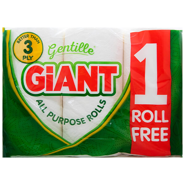 Gentille Giant All Purpose Rolls (3 Pack) @ SaveCo Online Ltd