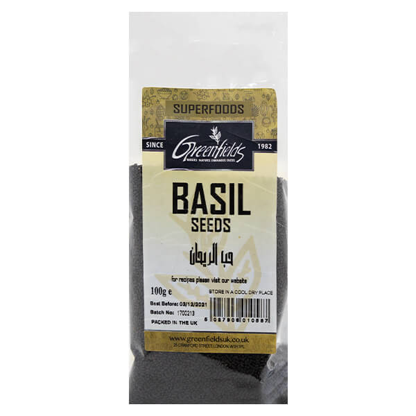 Greenfields Basil Seeds 100g @ SaveCo Online Ltd