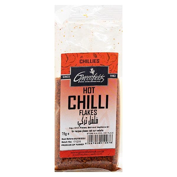 GreenFields Hot Chilli Flakes 75g @ SaveCo Ltd