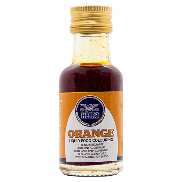 Heera Orange Liquid Food Colouring 28g @ SaveCo Online Ltd
