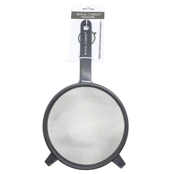 Royal Cuisine stainless steel strainer with plastic handle- 7" SaveCo Online Ltd