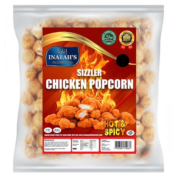 Inarahs Sizzler Chicken Popcorn 600g @ SaveCo Online Ltd