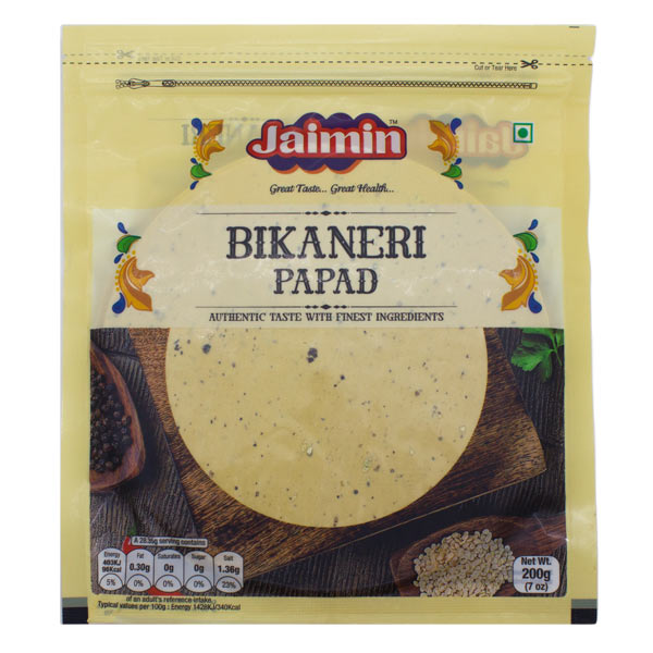 Jaimin Bikaneri Papad 200g @SaveCo Online Ltd
