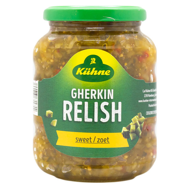 kuhne Gherkin Relish Sweet 350g Supermarket Online SaveCo Online Ltd