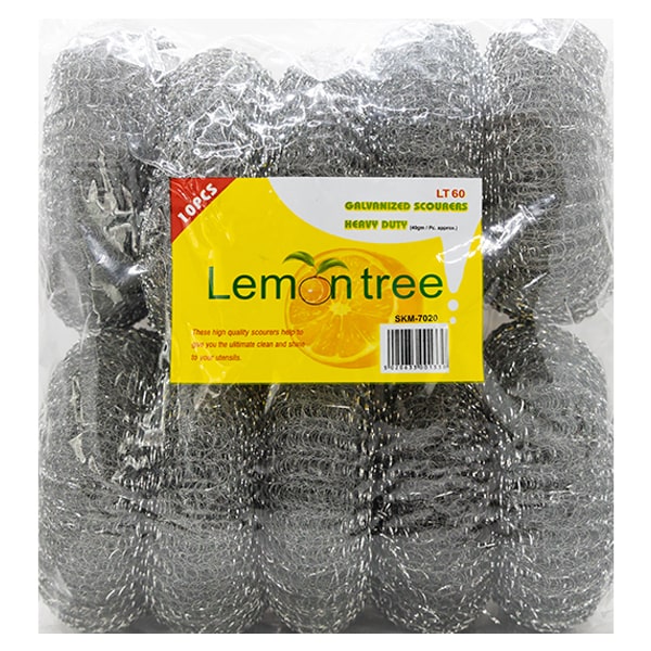 Lemon Tree Heavy Duty Galvanised Scourers 10 Pack @ Saveco Online Ltd