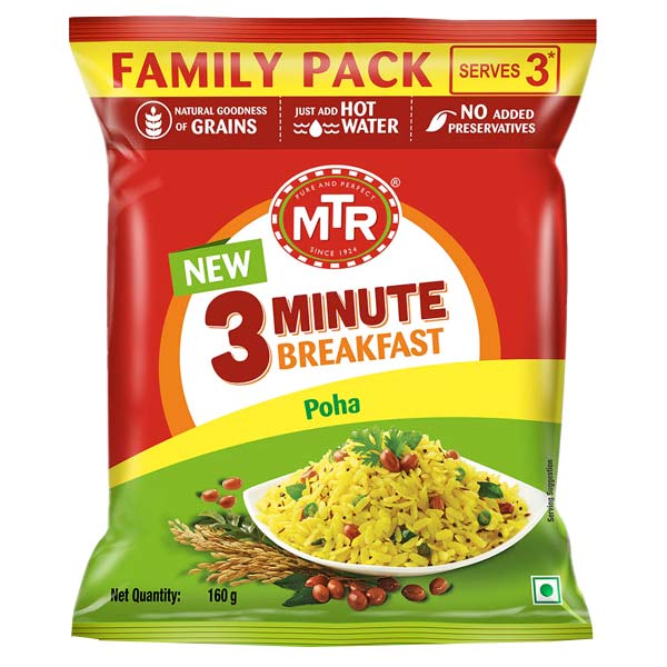 MTR 3 Minute Poha 160g @SaveCo Online Ltd