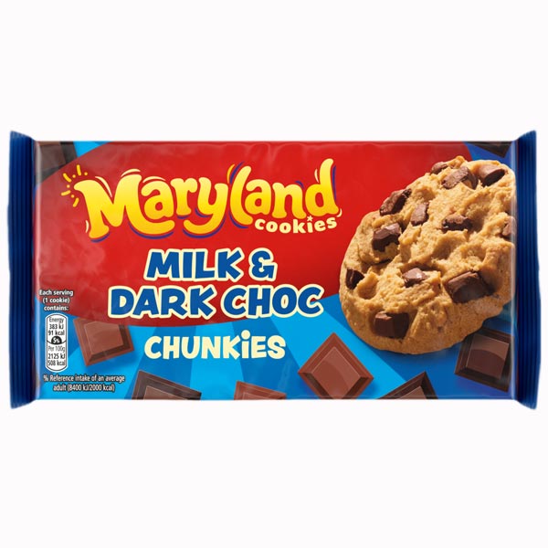 Maryland Cookies Chunkies Milk & Dark Choc @ SaveCo Online Ltd