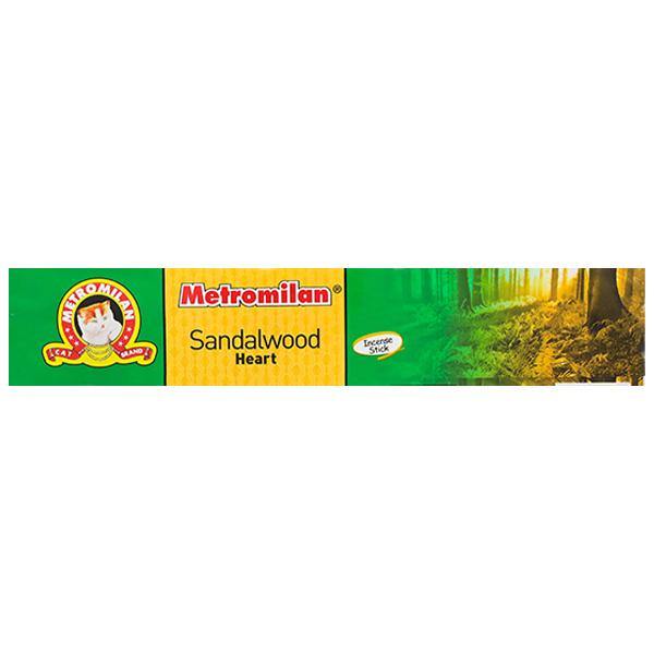 Metromilan Sandalwood Heart Incense Sticks 18 Sticks @ SaveCo Online Ltd