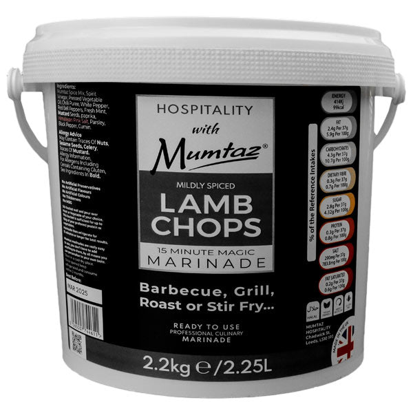 Mumtaz Lamb Chops Marinade 2.2kg @SaveCo Online Ltd