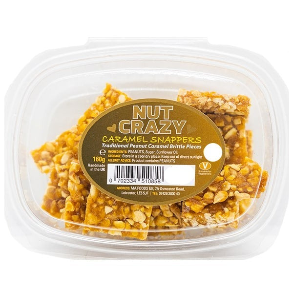 Nut Crazy Caramel Snappers 160g @ SaveCo Online Ltd