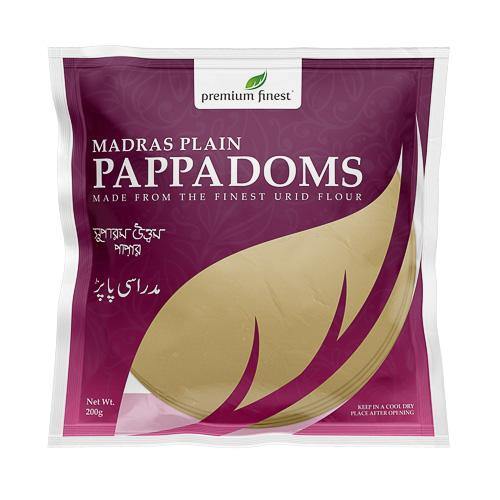 Plain Madras Pappadums (200g) @ SaveCo Online Ltd