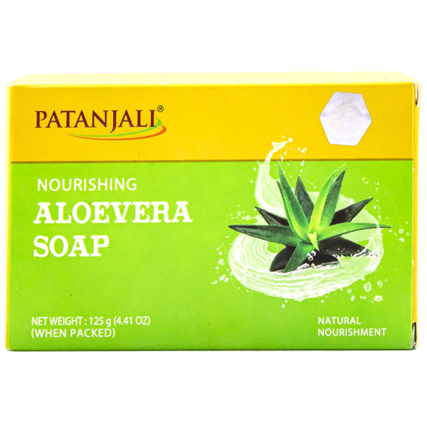 Patanjali Nourishing Aloe Vera Soap 125g @SaveCo Online Ltd