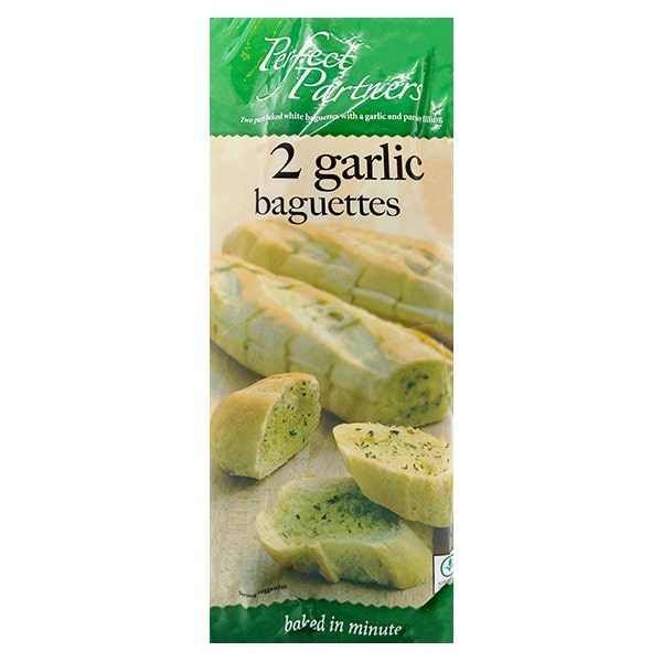 Perfect Partners 2 Garlic Baguettes @ SaveCo Online Ltd