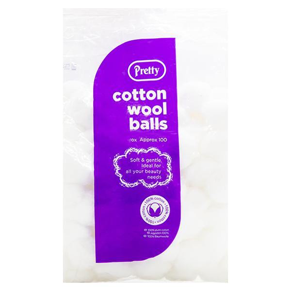 Pretty White Cotton Balls 100s @ SaveCo Online Ltd