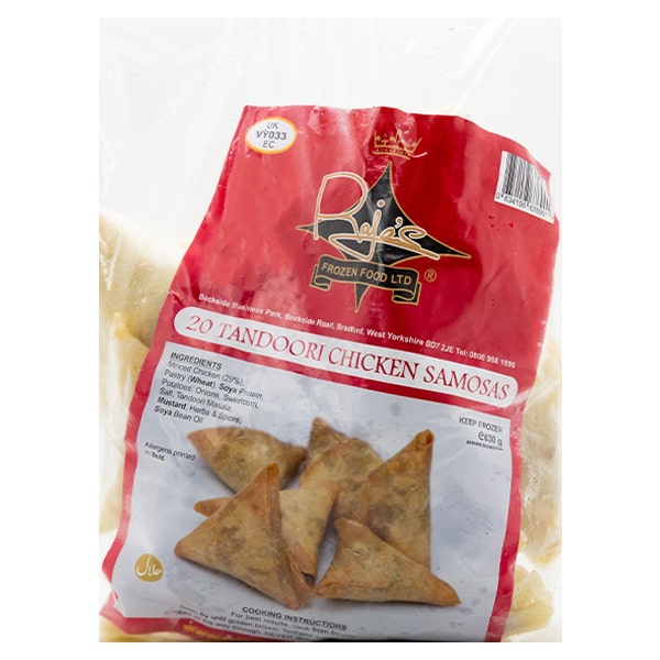 Raja's 20 Tandoori Chicken Samosas 630g @ SaveCo Online Ltd