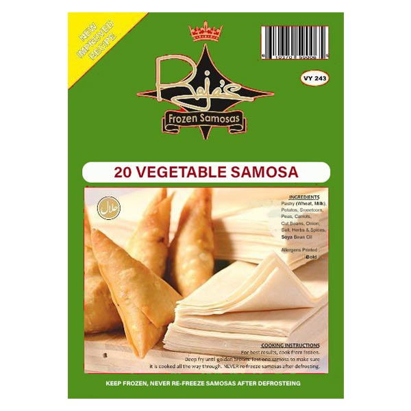 Rajas 20 Vegetable Samosas @SaveCo Online Ltd