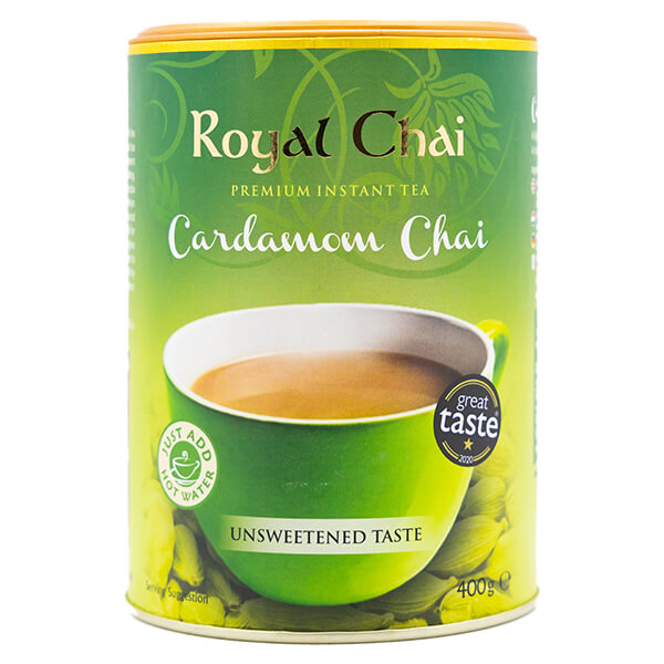 Royal Chai Cardamom Chai Unsweetened Tub @ SaveCo Online Ltd
