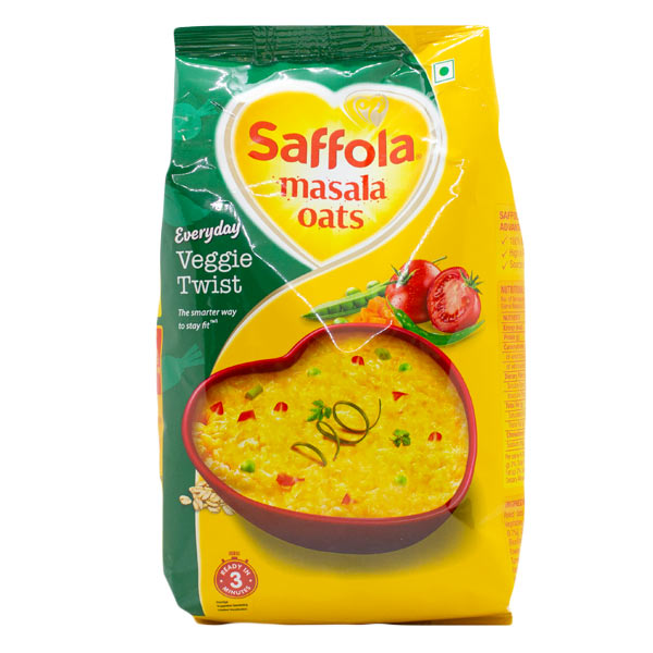 Saffola Veggies Twist Masala Oats 500g @SaveCo Online Ltd