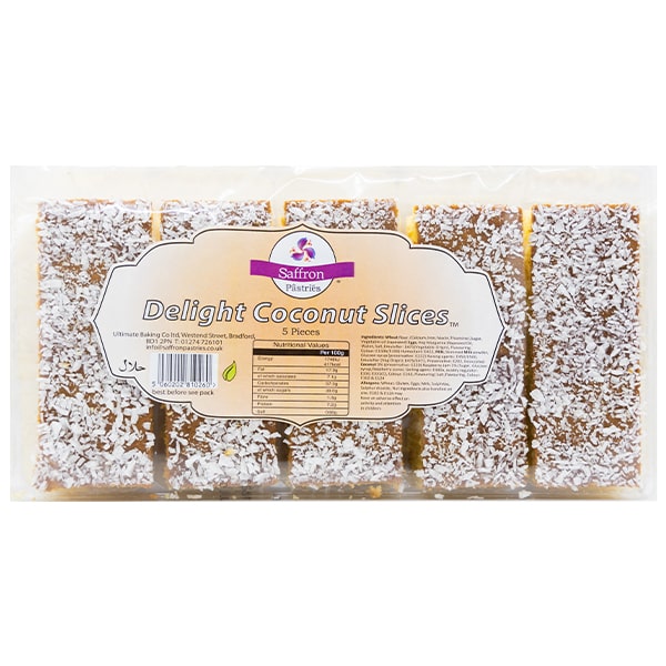 Saffron Delight Coconut Slices @SaveCo Online Ltd