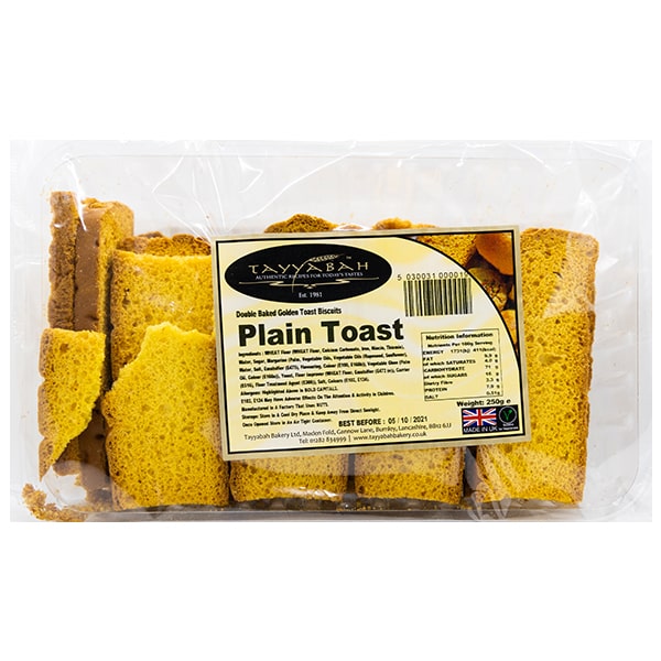 Tayyabah Double Baked Golden Toast Biscuit Plain Toast @ SaveCo Online Ltd