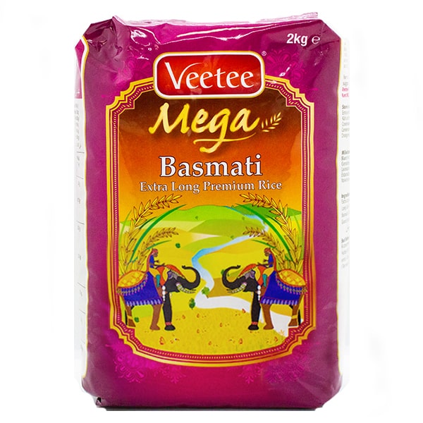 Veetee Basmati Extra Long Basmati Rice 2kg @ SaveCo Online Ltd