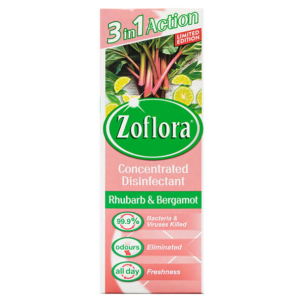 Zoflora Rhubarb & Bergamot 120ml @SaveCo Online Ltd