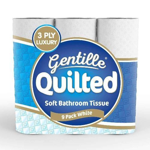 Gentille Quilted Tissues 9 Rolls @ SaveCo Online Ltd