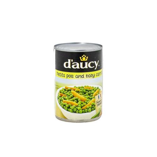 D'aucy Petits Pois And Baby Carrots - 400g @ SaveCo Online Ltd