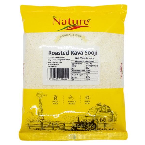 Dr Nature Roasted Rava Sooji 100g @SaveCo Online Ltd