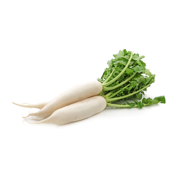 Leafy Mooli Bunch (White Radish With Leaf Bunch) @SaveCo Online Ltd