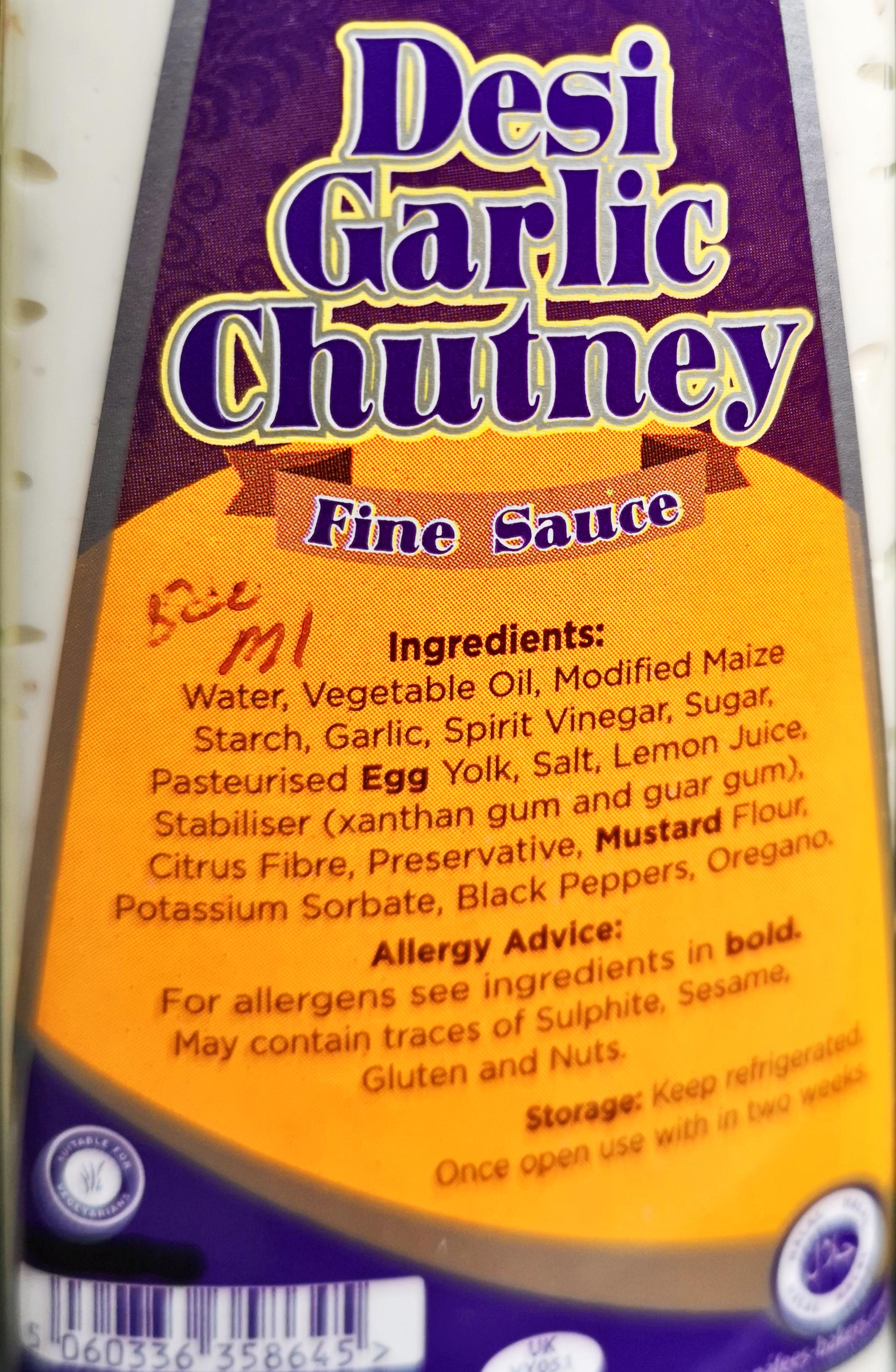 Nafees Desi Garlic Sauce