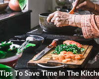 Woman cooking in the kitchen