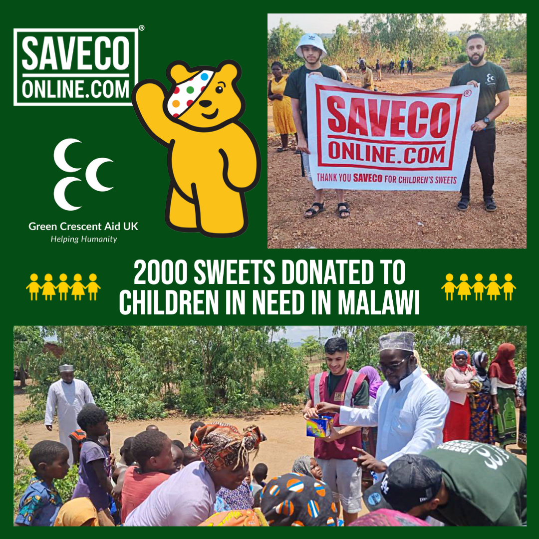 SaveCo Donates 2000 Sweets to Children In Need in Malawi