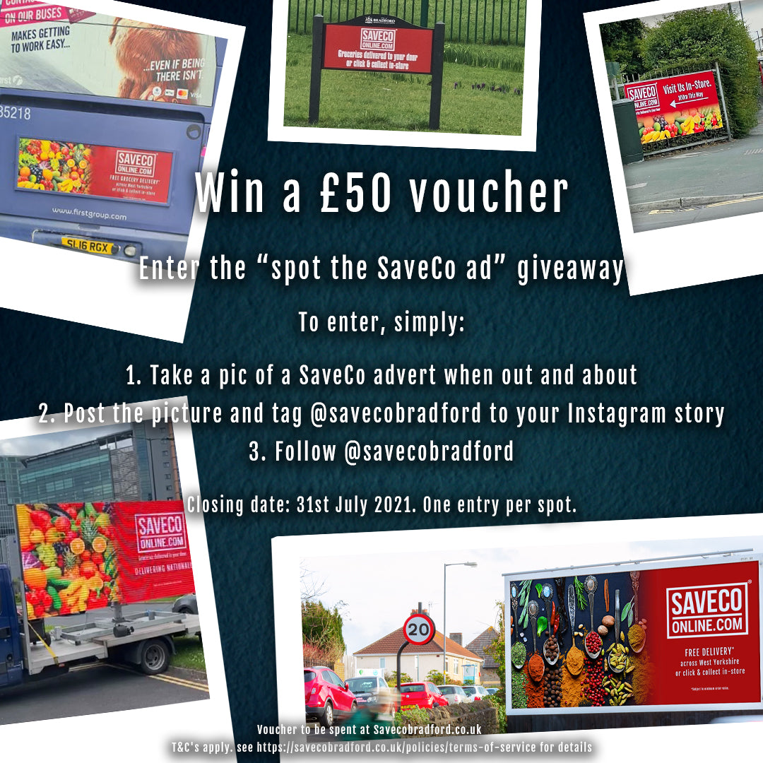 Win £50 in the SaveCo "spot-an-ad" Giveaway!