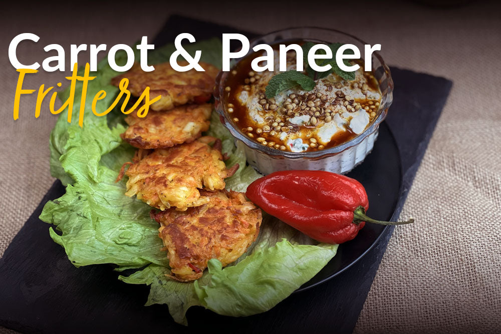 Carrot & Paneer Fritters Recipe - Festive Feast!