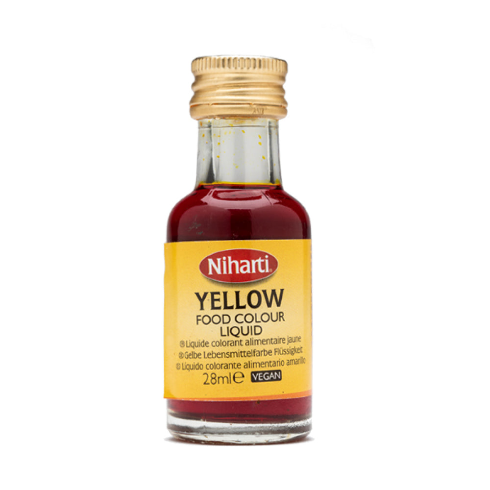 Niharti Yellow Food Colour Liquid 28ml @SaveCo Online Ltd