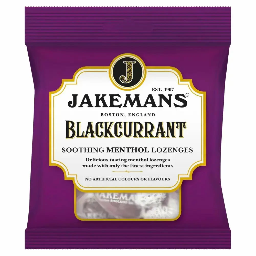 Jakemans Blackcurrant Menthol 73g @SaveCo Online Ltd