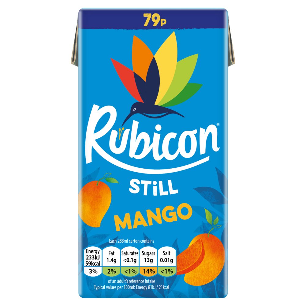 Rubicon Mango Still (288ml) @SaveCo Online Ltd