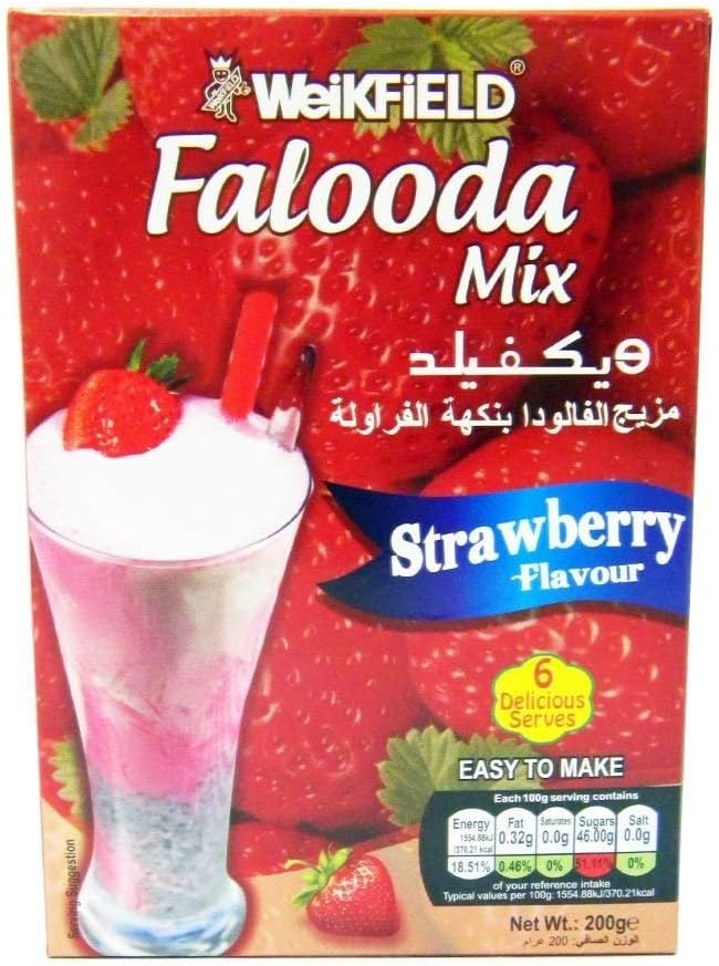 Weikfield Falooda Mix Strawberry 200g @SaveCo Online Ltd