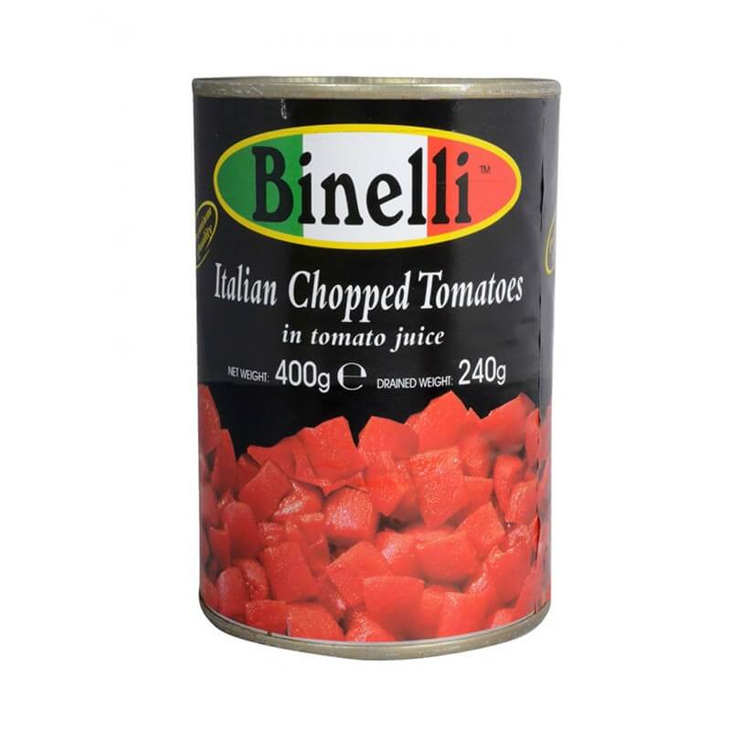Binelli Italian Chopped Tomatoes 400g @SaveCo Online Ltd