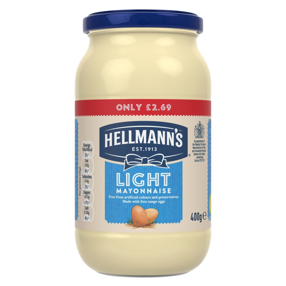 Hellmanns Light Mayonnaise Jar @SaveCo Online Ltd