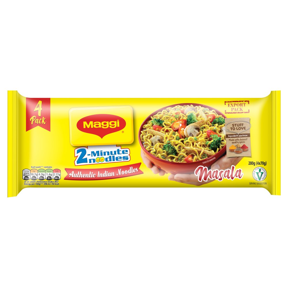 Maggi Masala Noodles Multipack 280g @SaveCo Online Ltd