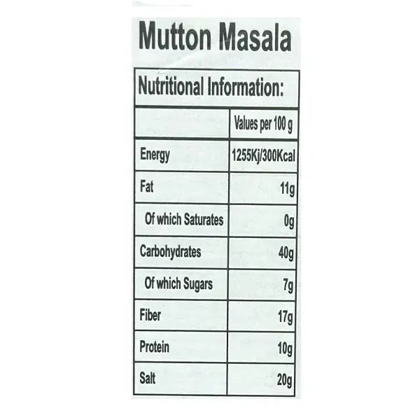 A-1 Mutton Masala Spice Mix 100g  @SaveCo Online Ltd