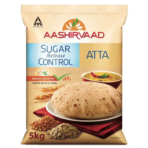 Aashirvaad Sugar Release Control Atta 2kg,5kg @SaveCo Online Ltd
