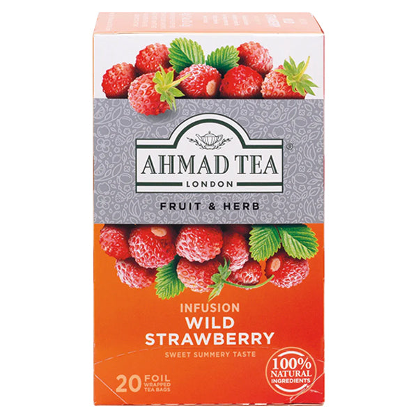 Ahmad Tea Wild Strawberry 20 Tea Bags @SaveCo Online Ltd