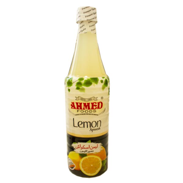 Ahmed Squash Lemon 800ml @SaveCo Online Ltd