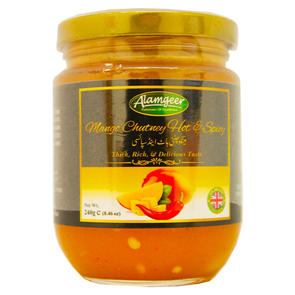 Alamgeer Mango Chutney Hot & Spicy 240g @SaveCo Online Ltd