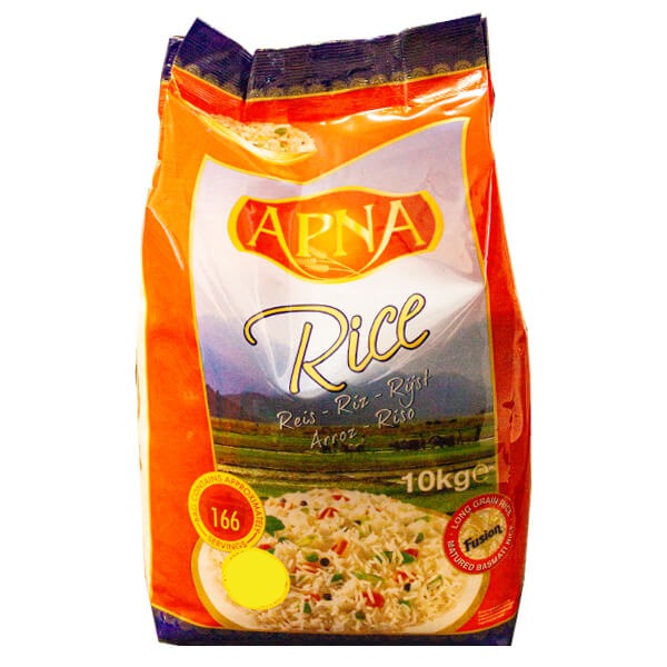 Apna Long Grain Basmati Rice 10kg @SaveCo Online Ltd