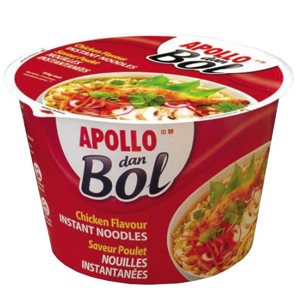 Apollo Cup Instant Noodles Chicken Flavour 85g @SaveCo Online Ltd